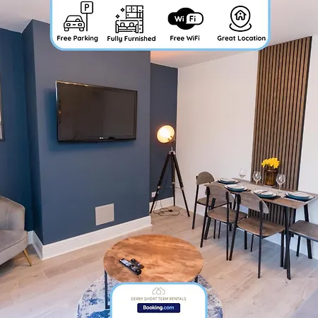 Award-Winning Four Bedrooms House, Parking, Wifi By Derby Short Term Rental Short Lets & Serviced Accommodation Derby Exterior photo